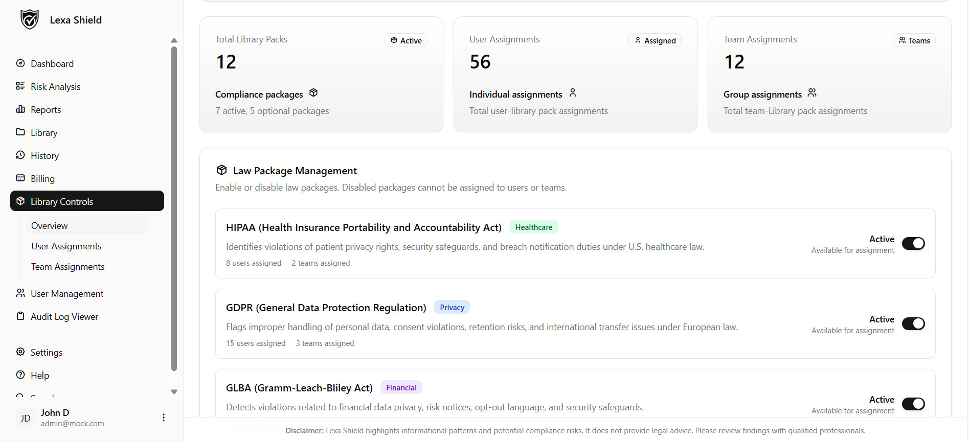 Dashboard Screenshot 4